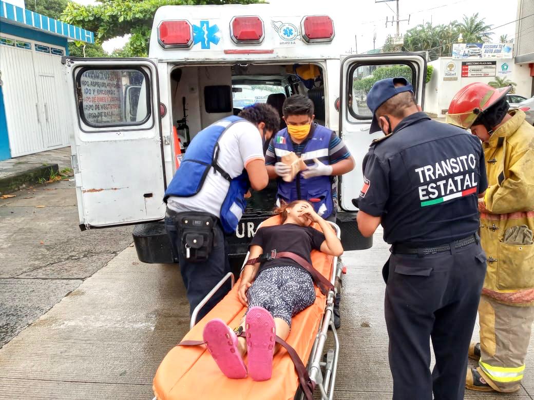 Tres Lesionados en Aparatoso Choque en la 11a Norte y 15a Oriente - ApaNews
